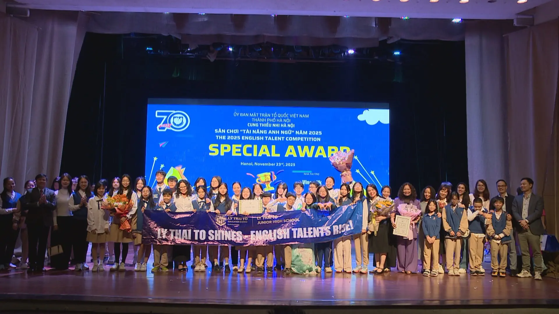 Tỏa sáng sân chơi tài năng Anh ngữ cho thiếu nhi